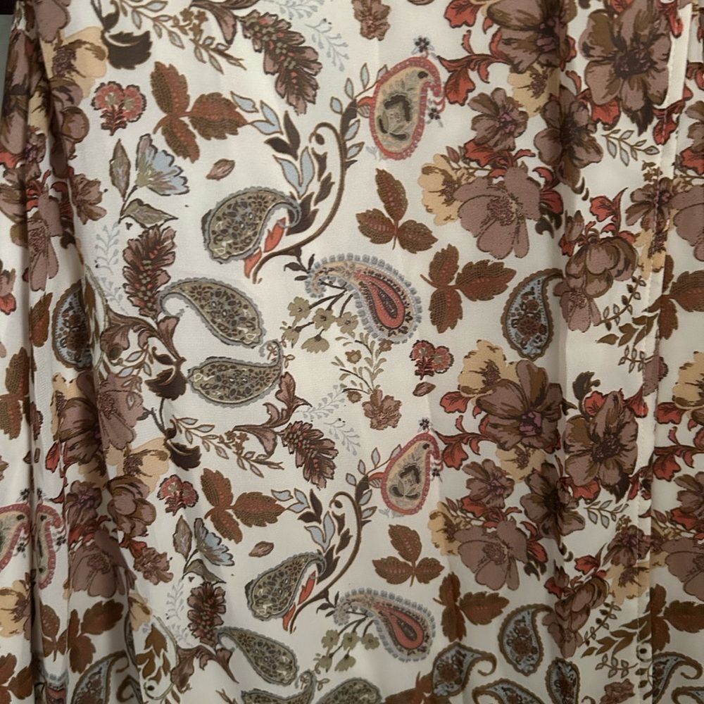Drew Anthropologie Terra Vintage Garden Midi Dress - Picture 6 of 8